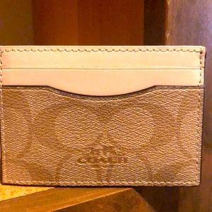 Coach card holder wallet